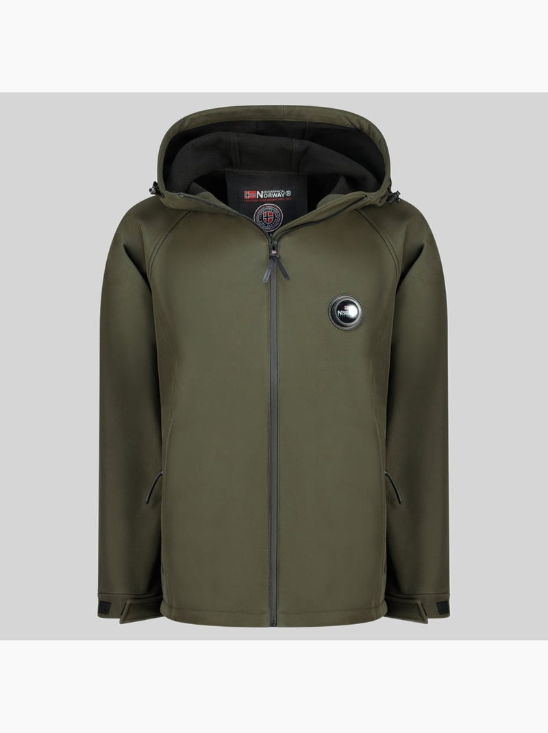 Veste softshell à capuche tamigoglass – geographical norway Kaki - Kiabi