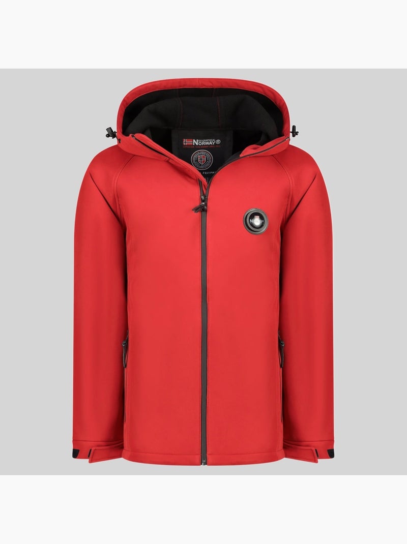 Veste softshell à capuche tamigoglass – geographical norway Rouge - Kiabi