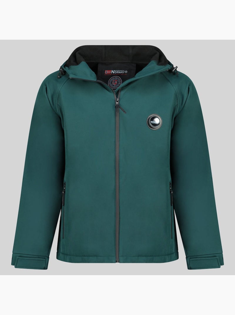 Veste softshell à capuche tamigoglass – geographical norway Vert foncé - Kiabi