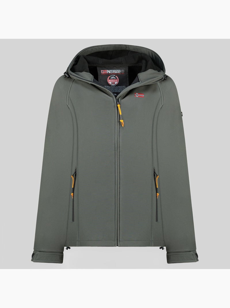 Veste softshell à capuche tamilalor – geographical norway Gris foncé - Kiabi