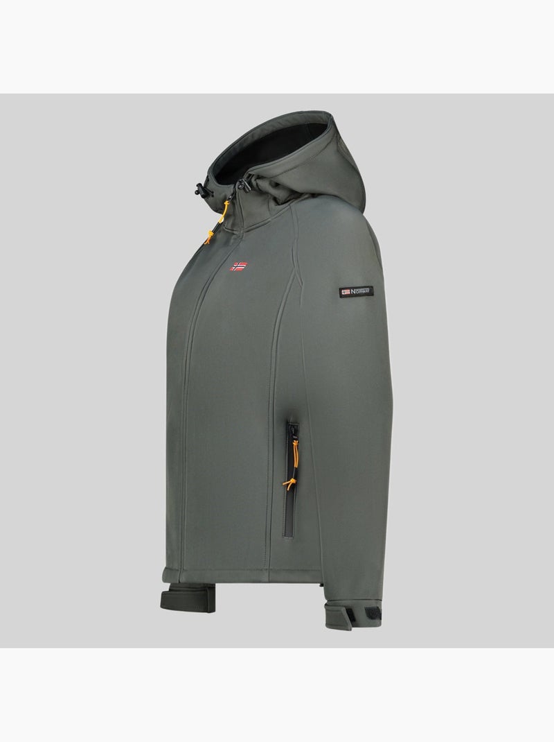 Veste softshell à capuche tamilalor – geographical norway Gris foncé - Kiabi