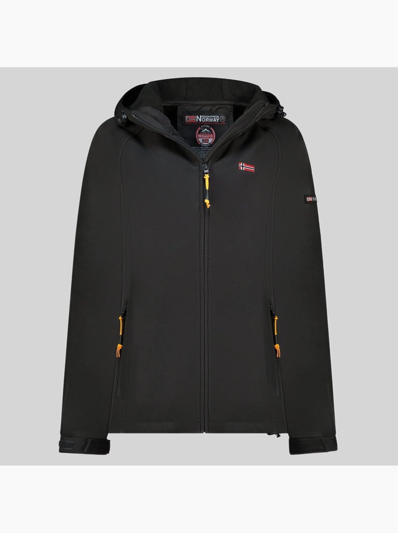 Veste softshell à capuche tamilalor – geographical norway Noir - Kiabi