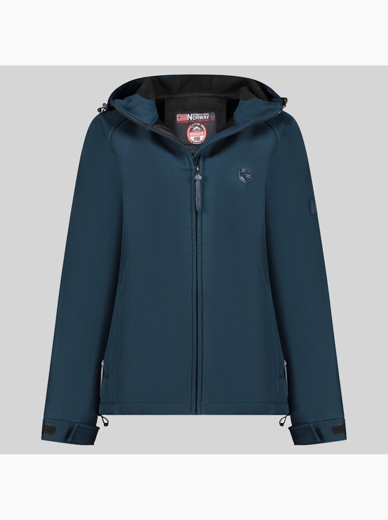 Veste softshell à capuche tamilatal – geographical norway Bleu marine - Kiabi