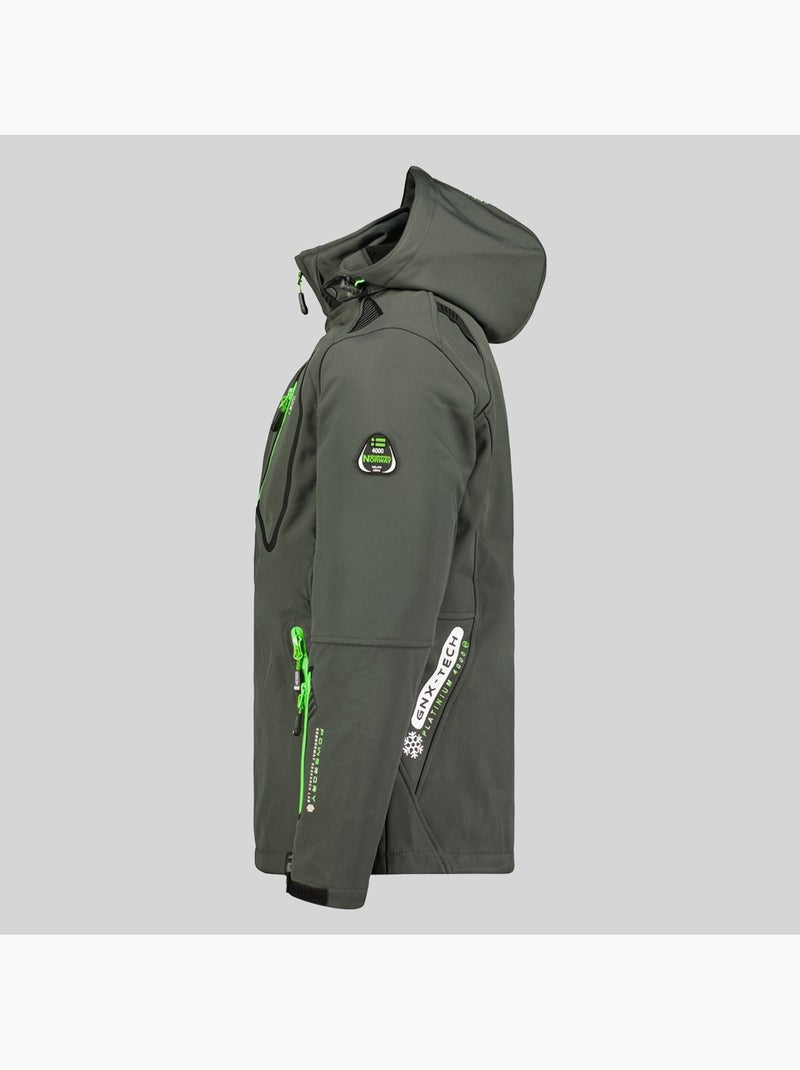 Veste softshell à capuche tanada – geographical norway Gris foncé - Kiabi