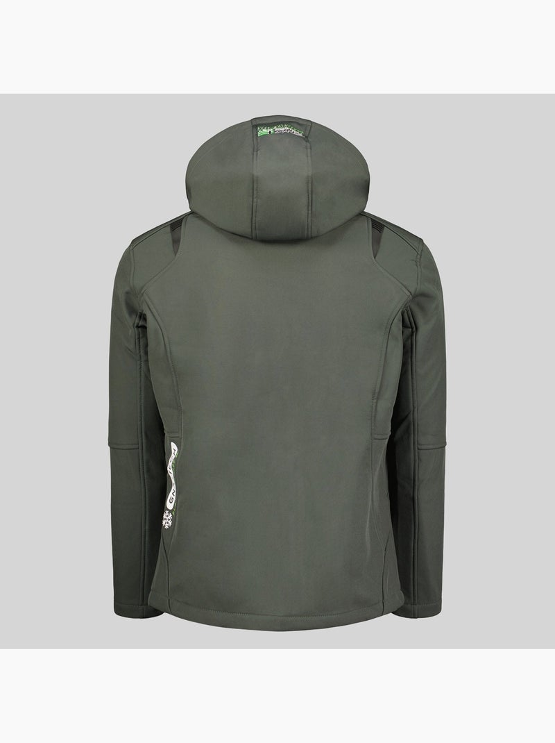 Veste softshell à capuche tanada – geographical norway Gris foncé - Kiabi