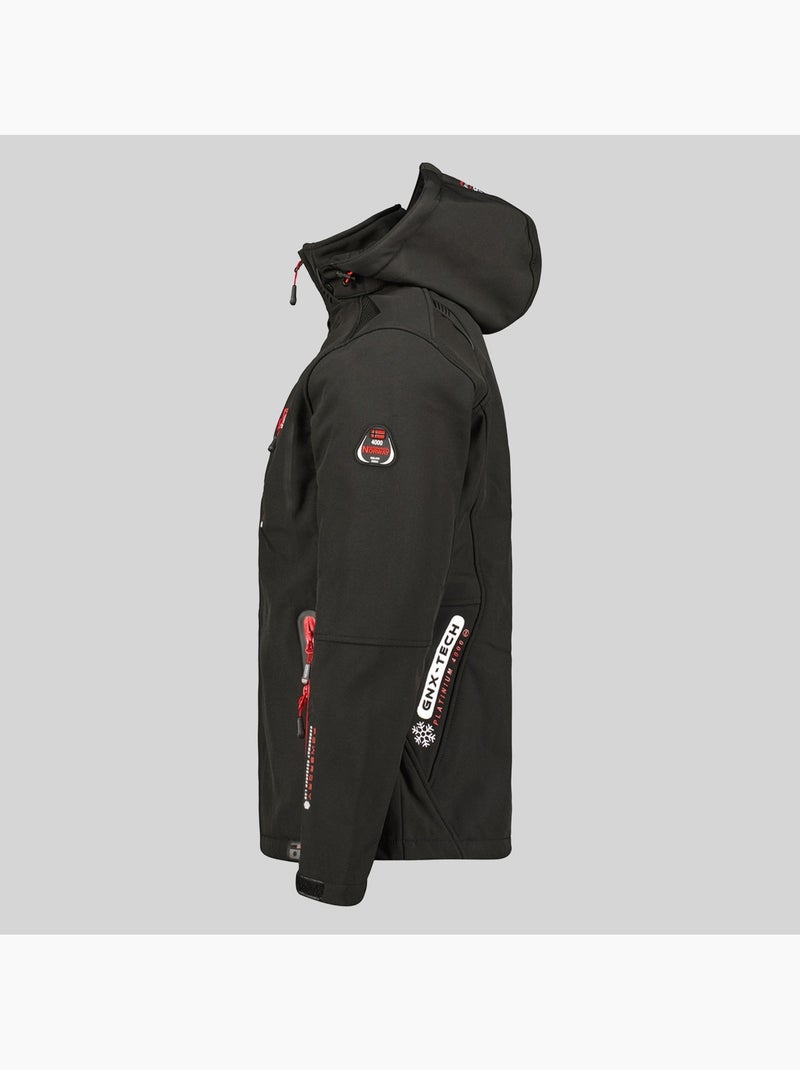 Veste softshell à capuche tanada – geographical norway Noir - Kiabi