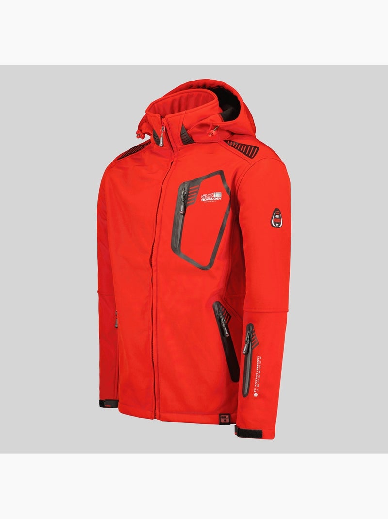 Veste softshell à capuche tanada – geographical norway Rouge - Kiabi