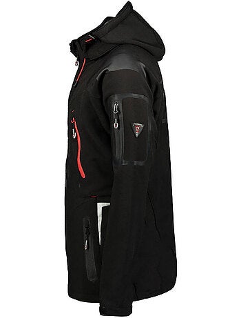 Veste softshell à capuche techno dark – geographical norway