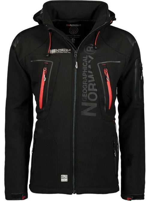 Veste softshell à capuche techno dark – geographical norway - Kiabi Veste softshell à capuche techno dark – geographical norway - Kiabi
