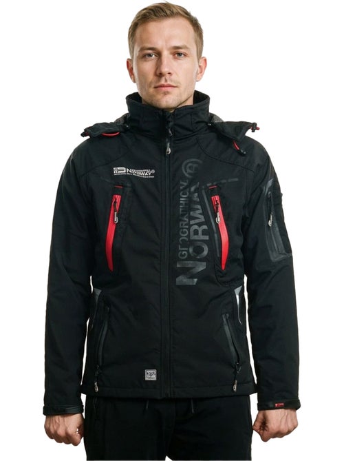Veste softshell à capuche techno dark – geographical norway - Kiabi Veste softshell à capuche techno dark – geographical norway - Kiabi