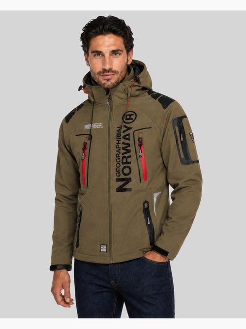 Veste softshell à capuche techno – geographical norway - Kiabi Veste softshell à capuche techno – geographical norway - Kiabi