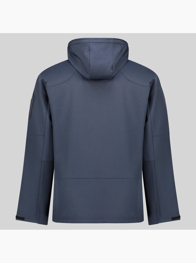 Veste softshell à capuche tezip – geographical norway Bleu marine - Kiabi