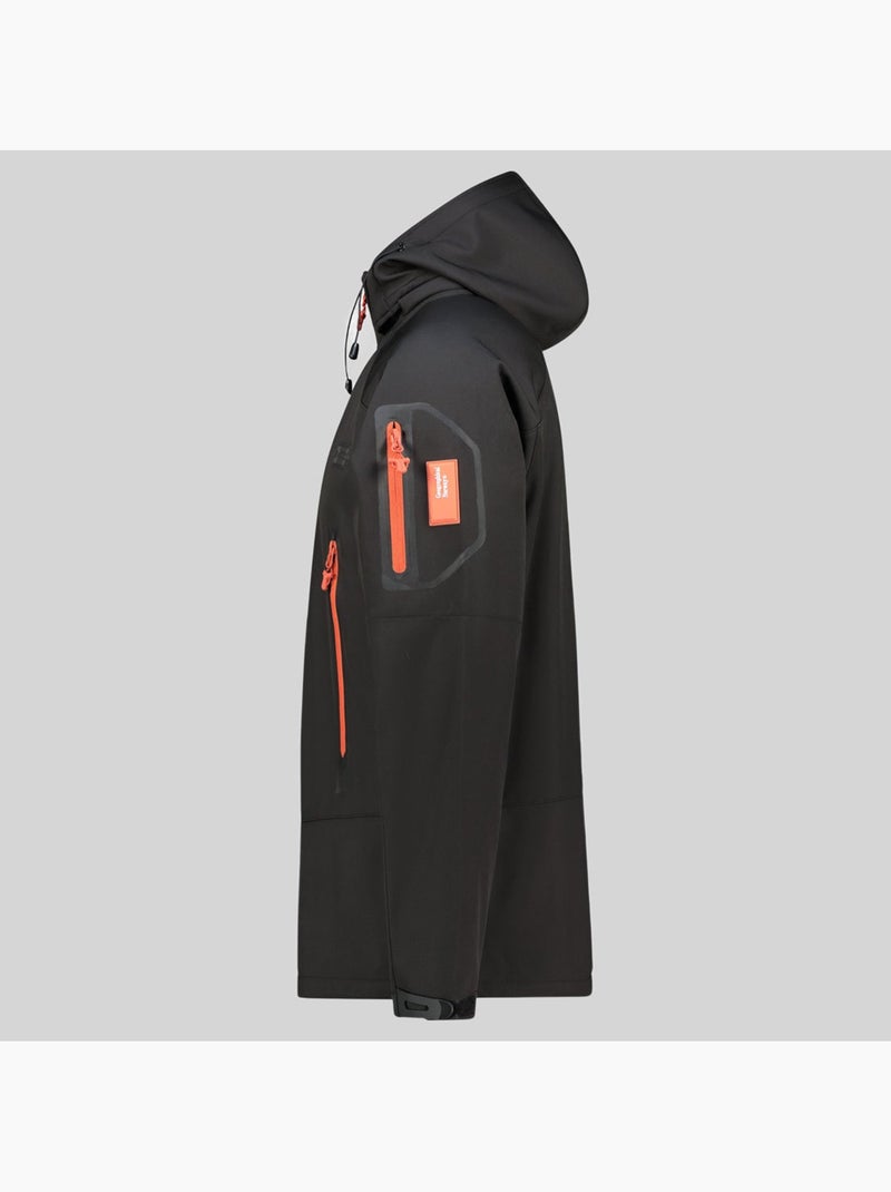Veste softshell à capuche tezip – geographical norway Noir - Kiabi