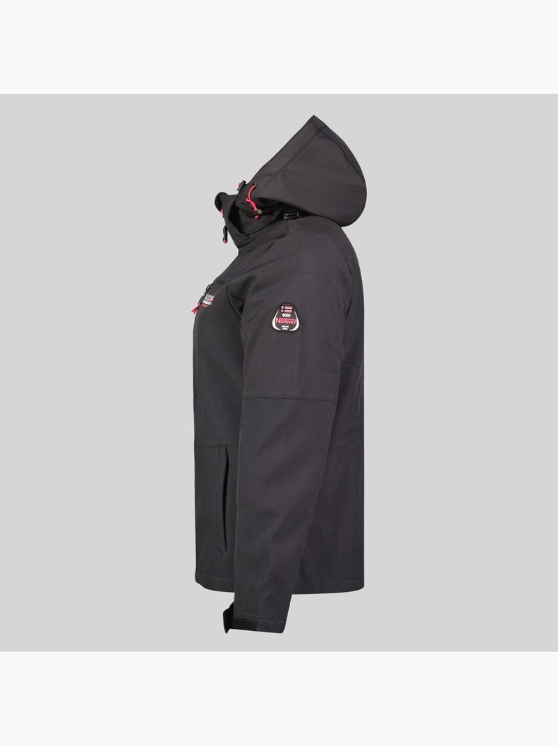 Veste softshell à capuche timmex – geographical norway Bleu marine - Kiabi
