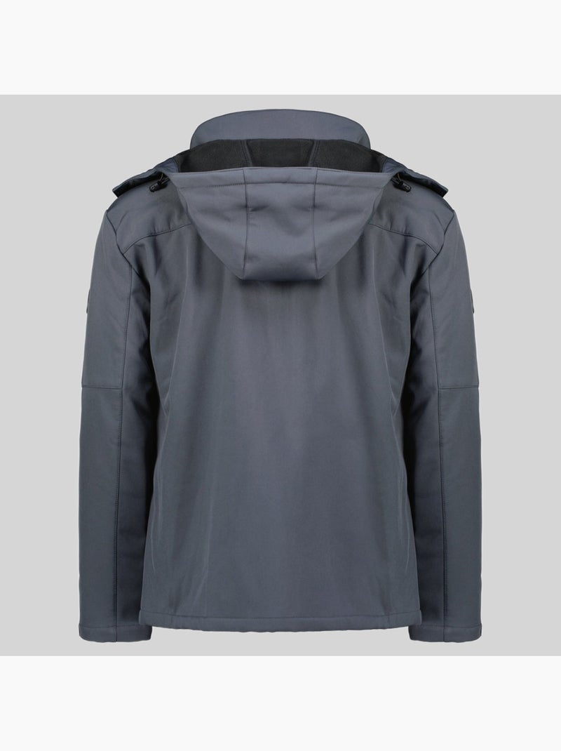 Veste softshell à capuche timmex – geographical norway Gris foncé - Kiabi