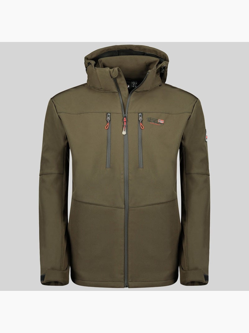 Veste softshell à capuche timmex – geographical norway Kaki - Kiabi