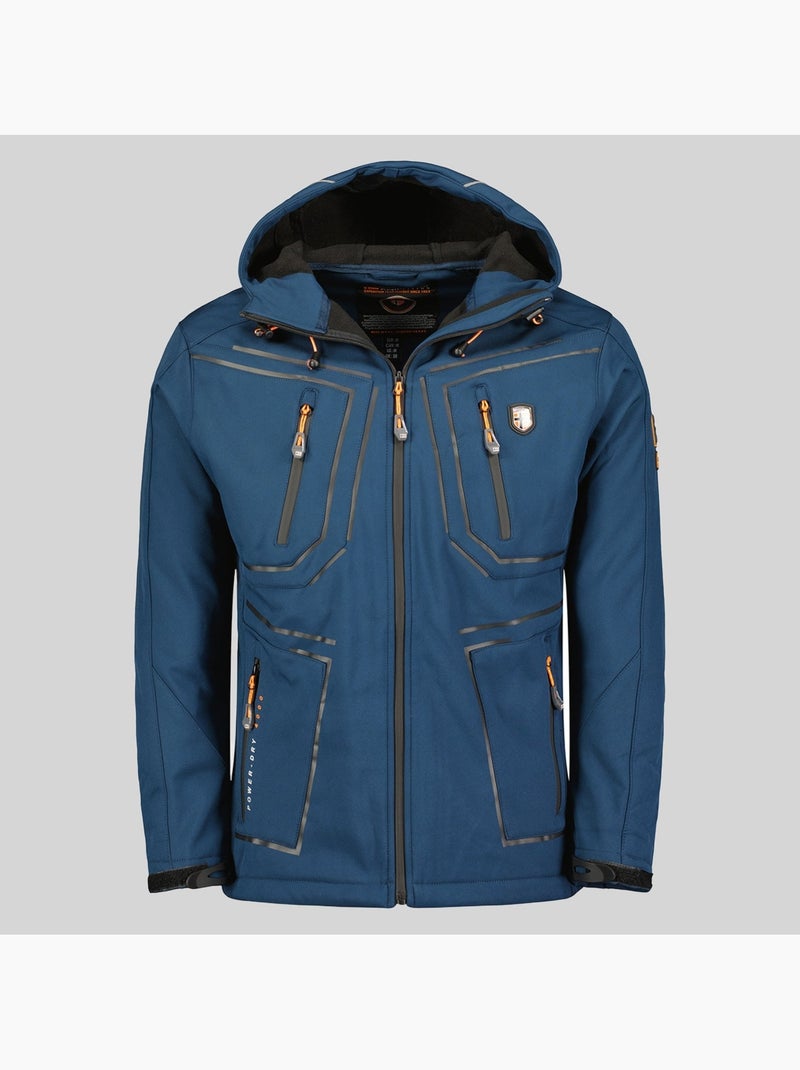 Veste softshell à capuche topere – geographical norway Bleu marine - Kiabi