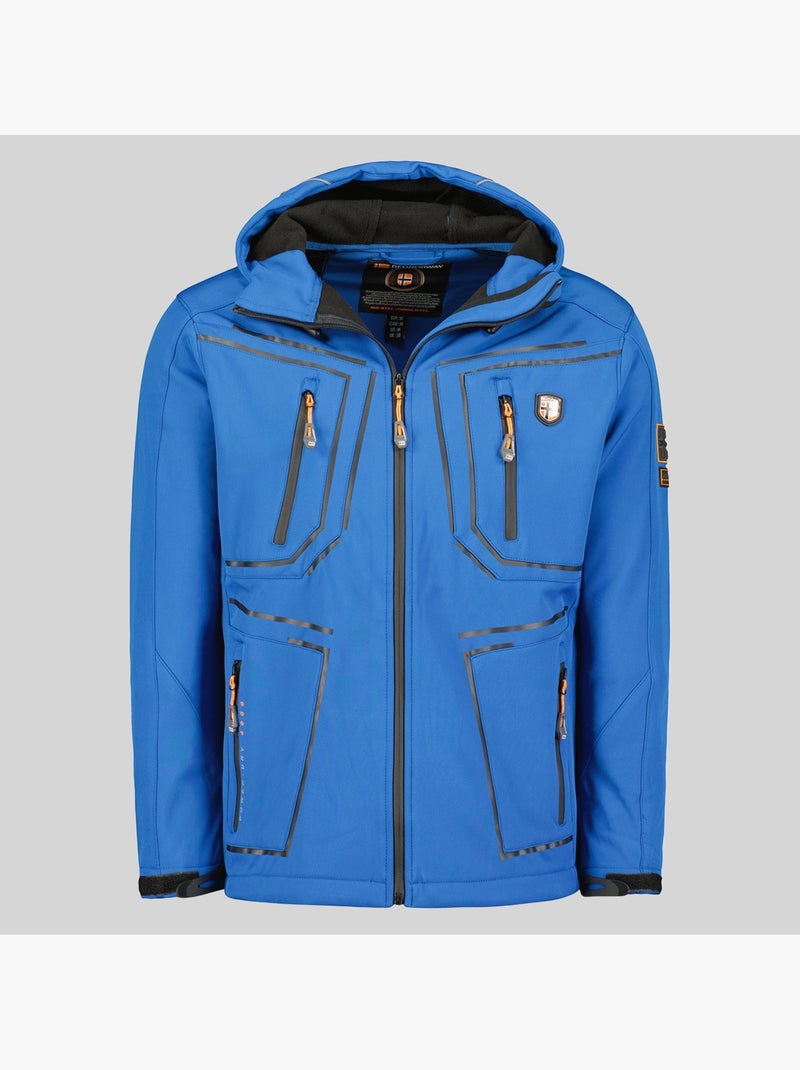 Veste softshell à capuche topere – geographical norway Bleu roi - Kiabi