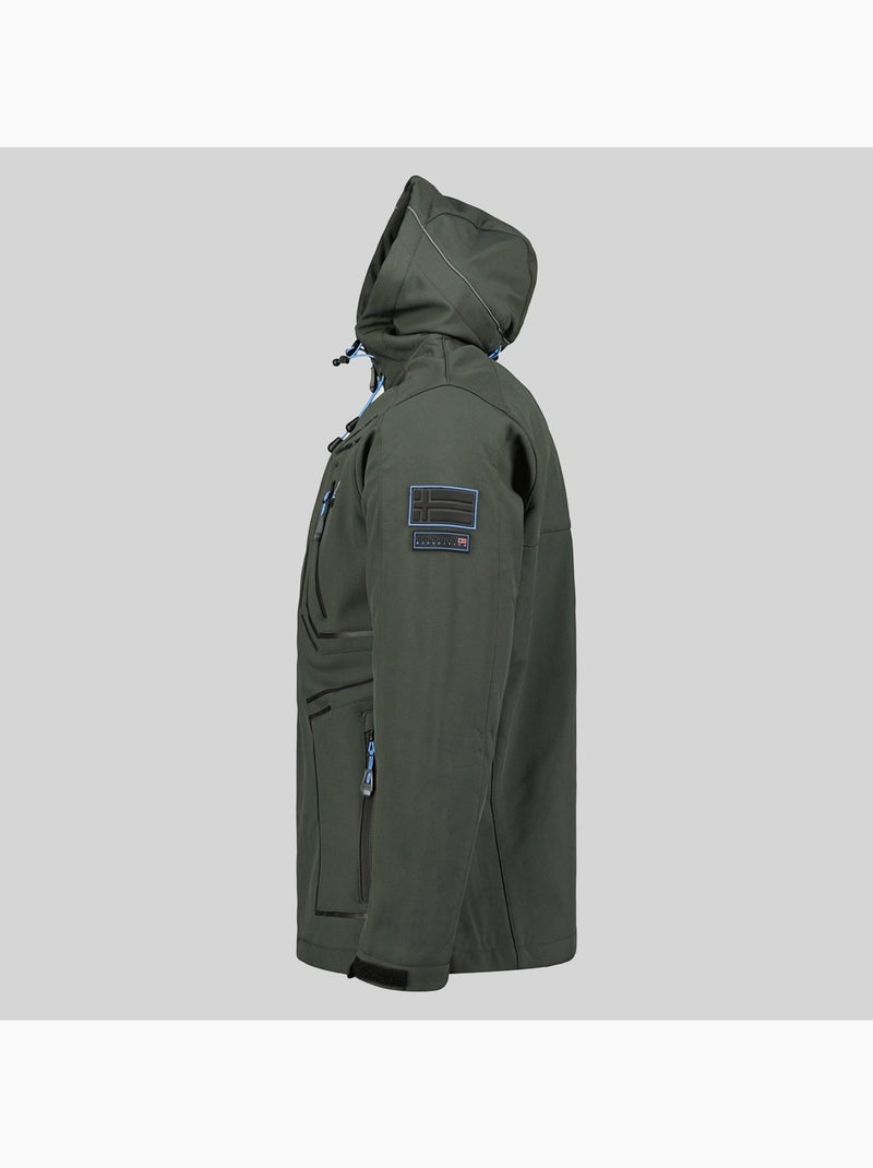 Veste softshell à capuche topere – geographical norway Gris foncé - Kiabi