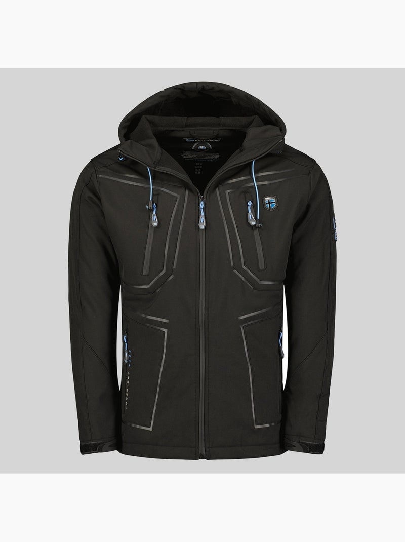 Veste softshell à capuche topere – geographical norway Noir - Kiabi