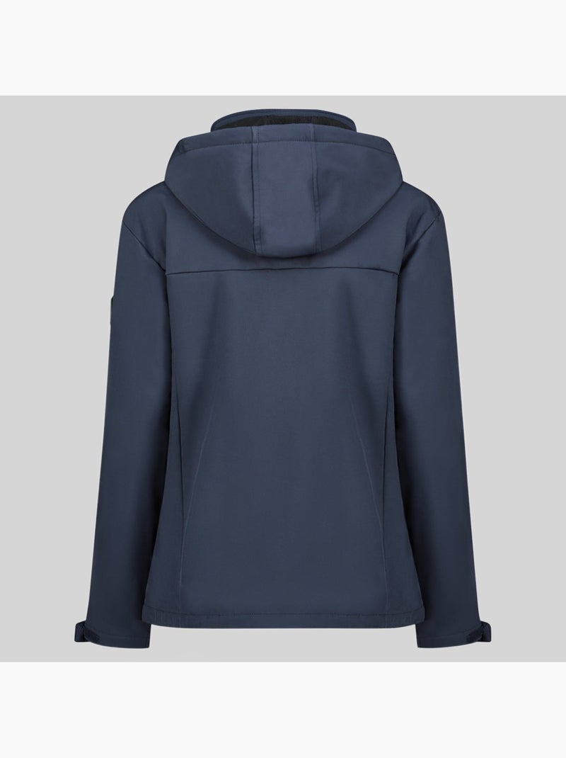 Veste softshell à capuche tounia – geographical norway Bleu marine - Kiabi