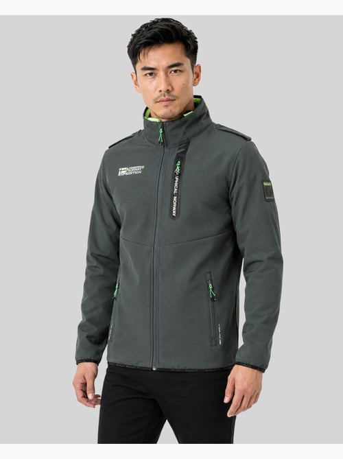 Veste softshell à capuche toxique – geographical norway - Kiabi Veste softshell à capuche toxique – geographical norway - Kiabi