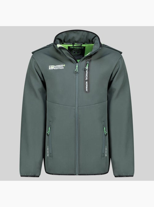Veste softshell à capuche toxique – geographical norway - Kiabi Veste softshell à capuche toxique – geographical norway - Kiabi