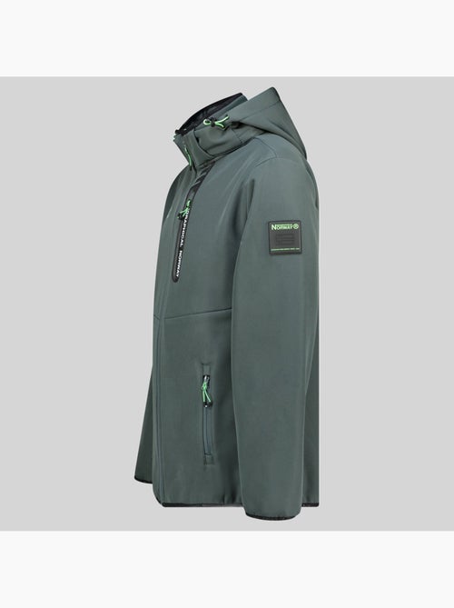 Veste softshell à capuche toxique – geographical norway - Kiabi Veste softshell à capuche toxique – geographical norway - Kiabi