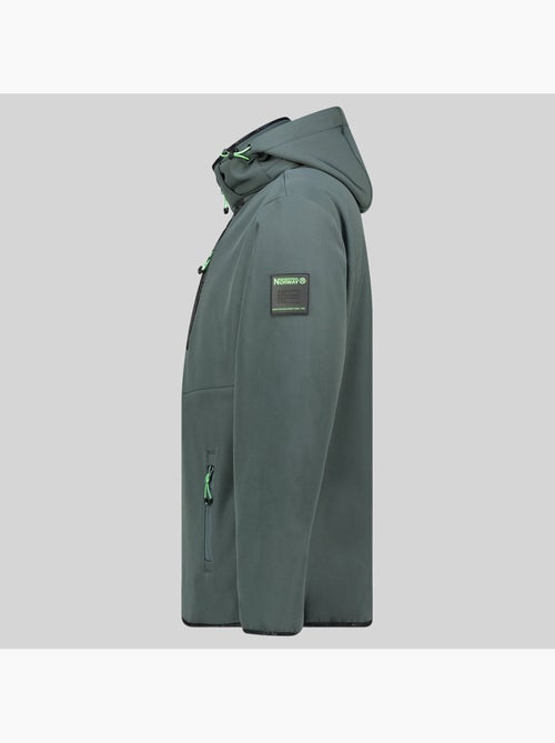 Veste softshell à capuche toxique – geographical norway - Kiabi Veste softshell à capuche toxique – geographical norway - Kiabi