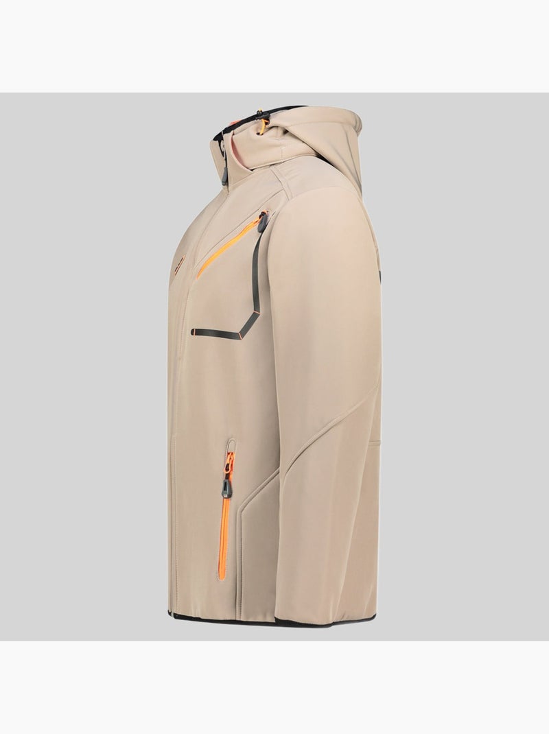 Veste softshell à capuche tramway – geographical norway Beige - Kiabi