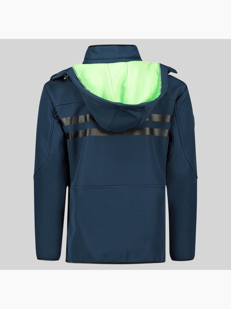 Veste softshell à capuche tramway – geographical norway Bleu marine - Kiabi
