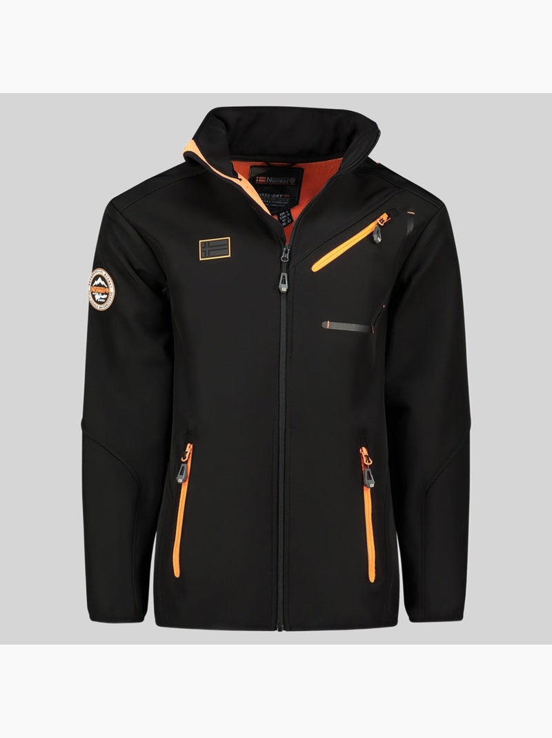 Veste softshell à capuche tramway – geographical norway Noir - Kiabi