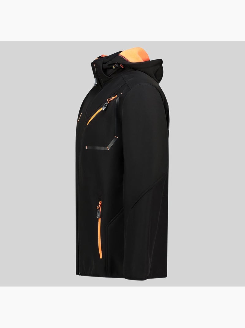 Veste softshell à capuche tramway – geographical norway Noir - Kiabi
