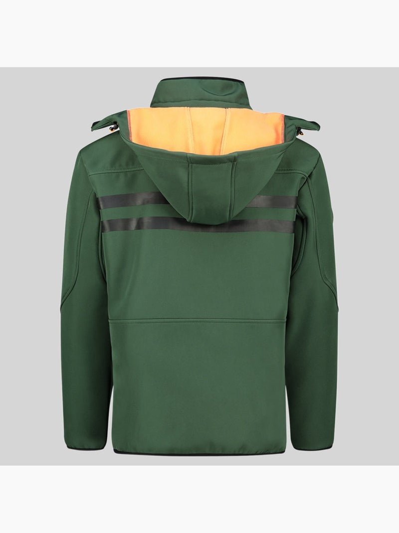Veste softshell à capuche tramway – geographical norway Vert foncé - Kiabi