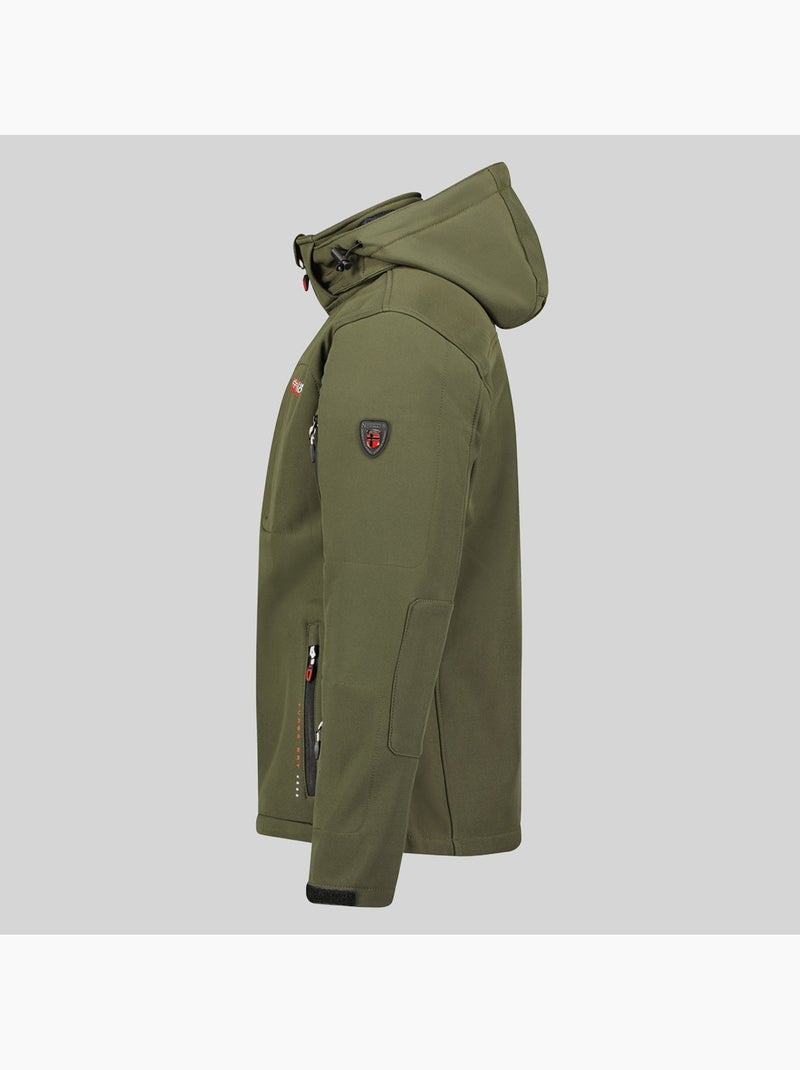 Veste softshell à capuche tunar – geographical norway Kaki - Kiabi