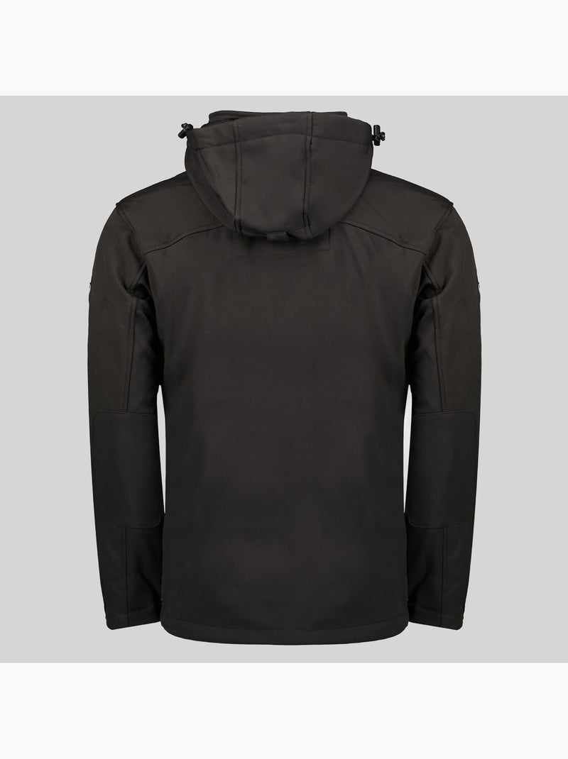 Veste softshell à capuche tunar – geographical norway Noir - Kiabi