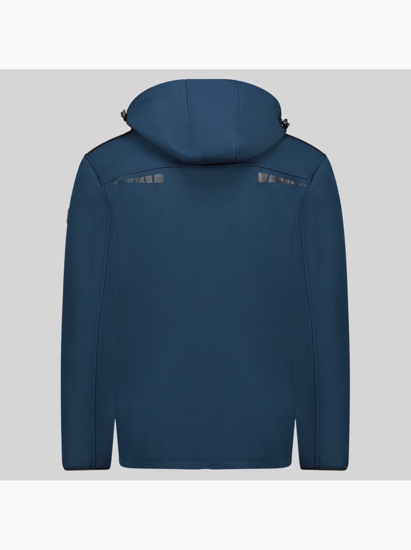 Veste softshell à capuche twopac – geographical norway Bleu marine - Kiabi
