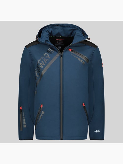 Veste softshell à capuche twopac – geographical norway - Kiabi Veste softshell à capuche twopac – geographical norway - Kiabi