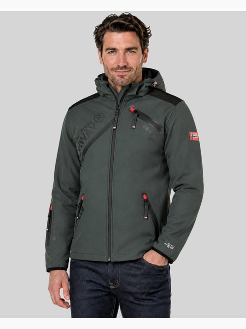 Veste softshell à capuche twopac – geographical norway - Kiabi Veste softshell à capuche twopac – geographical norway - Kiabi