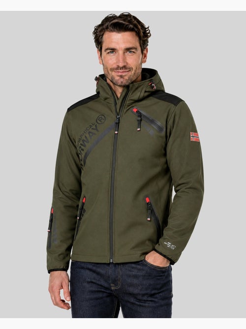 Veste softshell à capuche twopac – geographical norway - Kiabi Veste softshell à capuche twopac – geographical norway - Kiabi