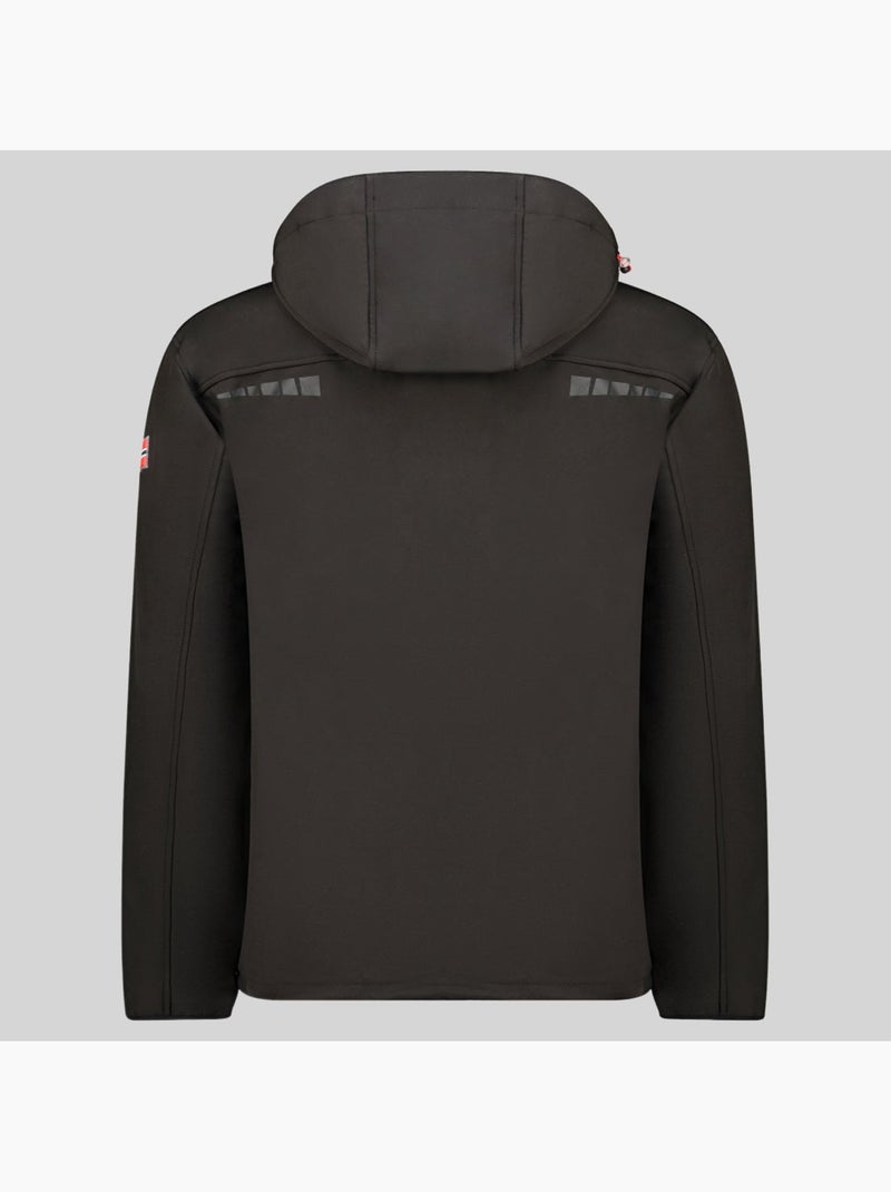 Veste softshell à capuche twopac – geographical norway Noir - Kiabi