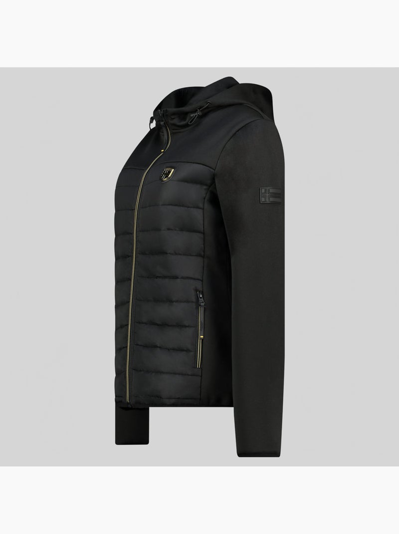 Veste softshell à capuche typhlosion – geographical norway Noir - Kiabi