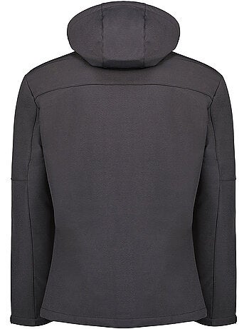 Veste softshell coupe-vent à capuche amovible timmexeak – canadian peak