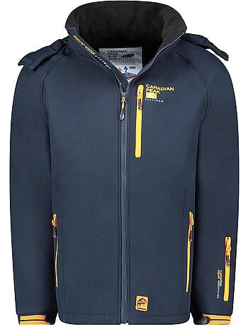 Veste softshell coupe-vent à capuche ritchoneak – canadian peak