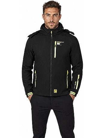 Veste softshell coupe-vent à capuche ritchoneak – canadian peak
