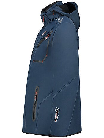 Veste softshell coupe-vent à capuche royauteak – canadian peak