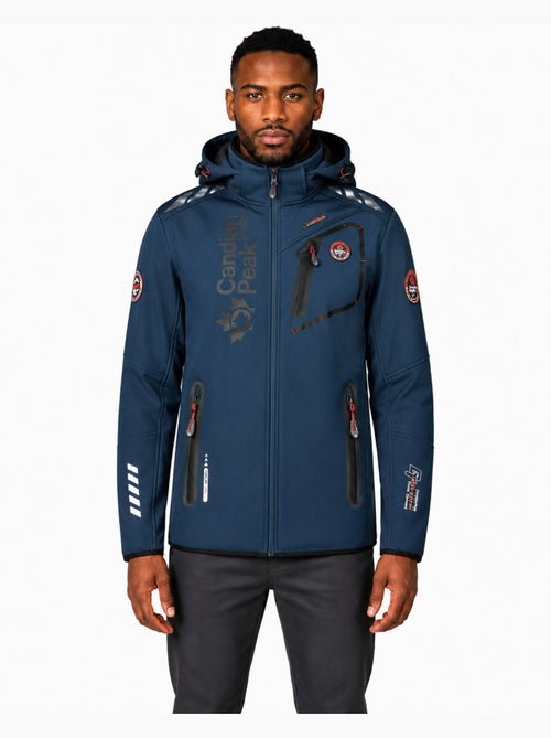 Veste softshell coupe-vent à capuche royauteak – canadian peak - Kiabi Veste softshell coupe-vent à capuche royauteak – canadian peak - Kiabi