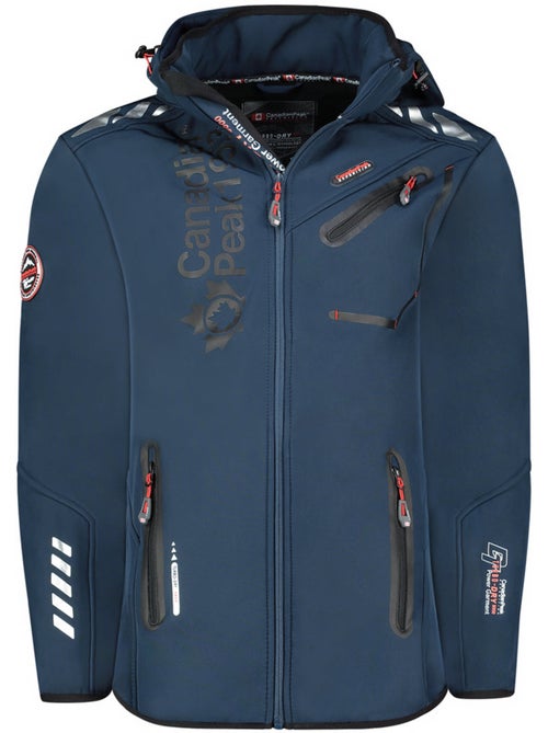 Veste softshell coupe-vent à capuche royauteak – canadian peak - Kiabi Veste softshell coupe-vent à capuche royauteak – canadian peak - Kiabi