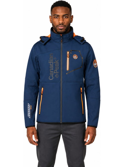 Veste softshell coupe-vent à capuche royauteak – canadian peak - Kiabi Veste softshell coupe-vent à capuche royauteak – canadian peak - Kiabi