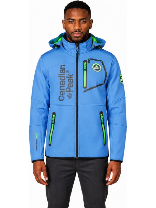 Veste softshell coupe-vent à capuche royauteak – canadian peak - Kiabi Veste softshell coupe-vent à capuche royauteak – canadian peak - Kiabi